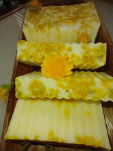 Load image into Gallery viewer, All Natural Handmade Calendula Shea Butter Soap