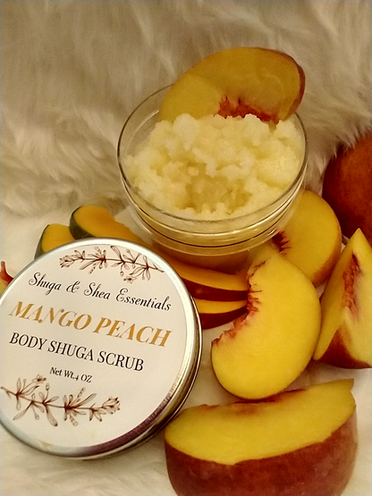 Shuga & Shea Organic Mango Peach Shuga Polish