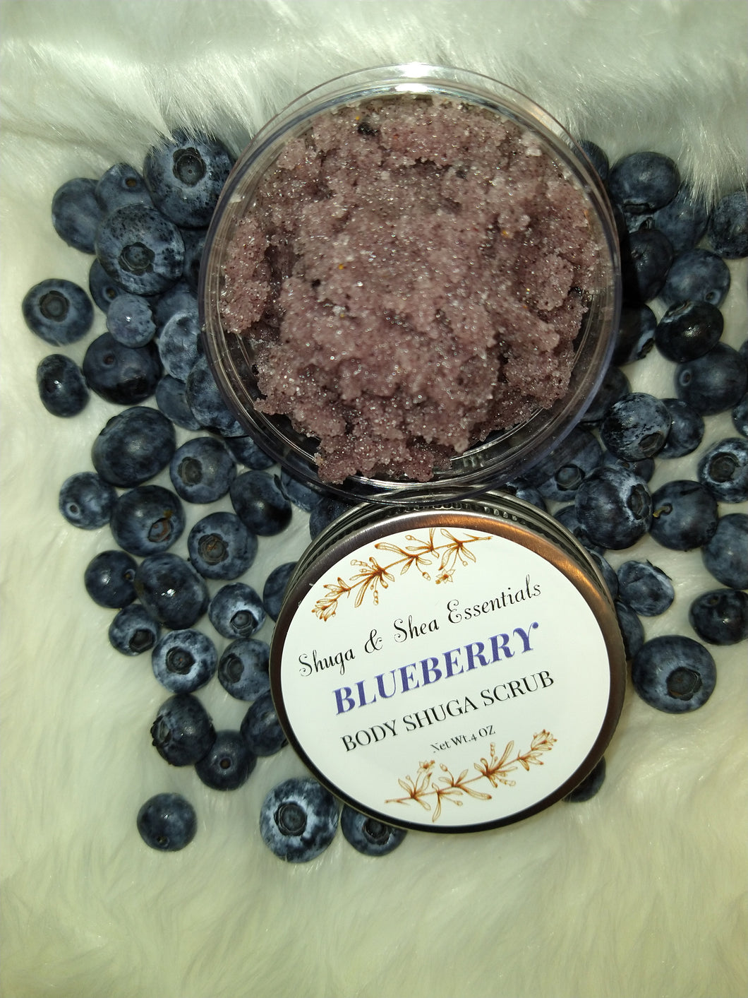 Shuga & Shea Essentials Organic Blueberry Shuga Polish