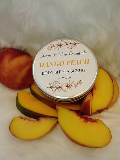 Shuga & Shea Organic Mango Peach Shuga Polish