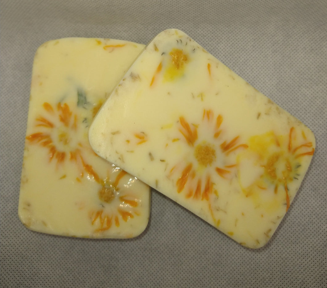 All Natural Handmade Calendula Shea Butter Soap