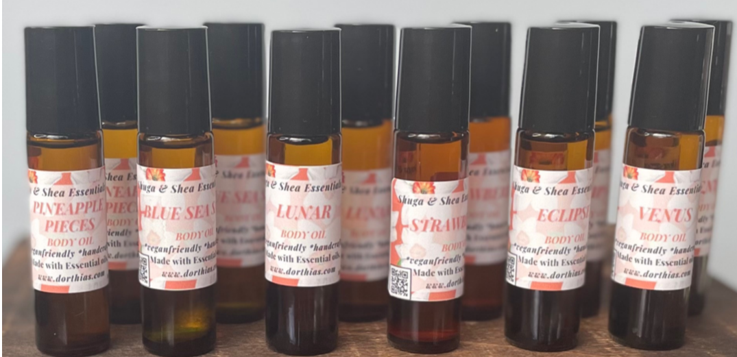 Shuga & Shea Body Roll On Perfume Oils