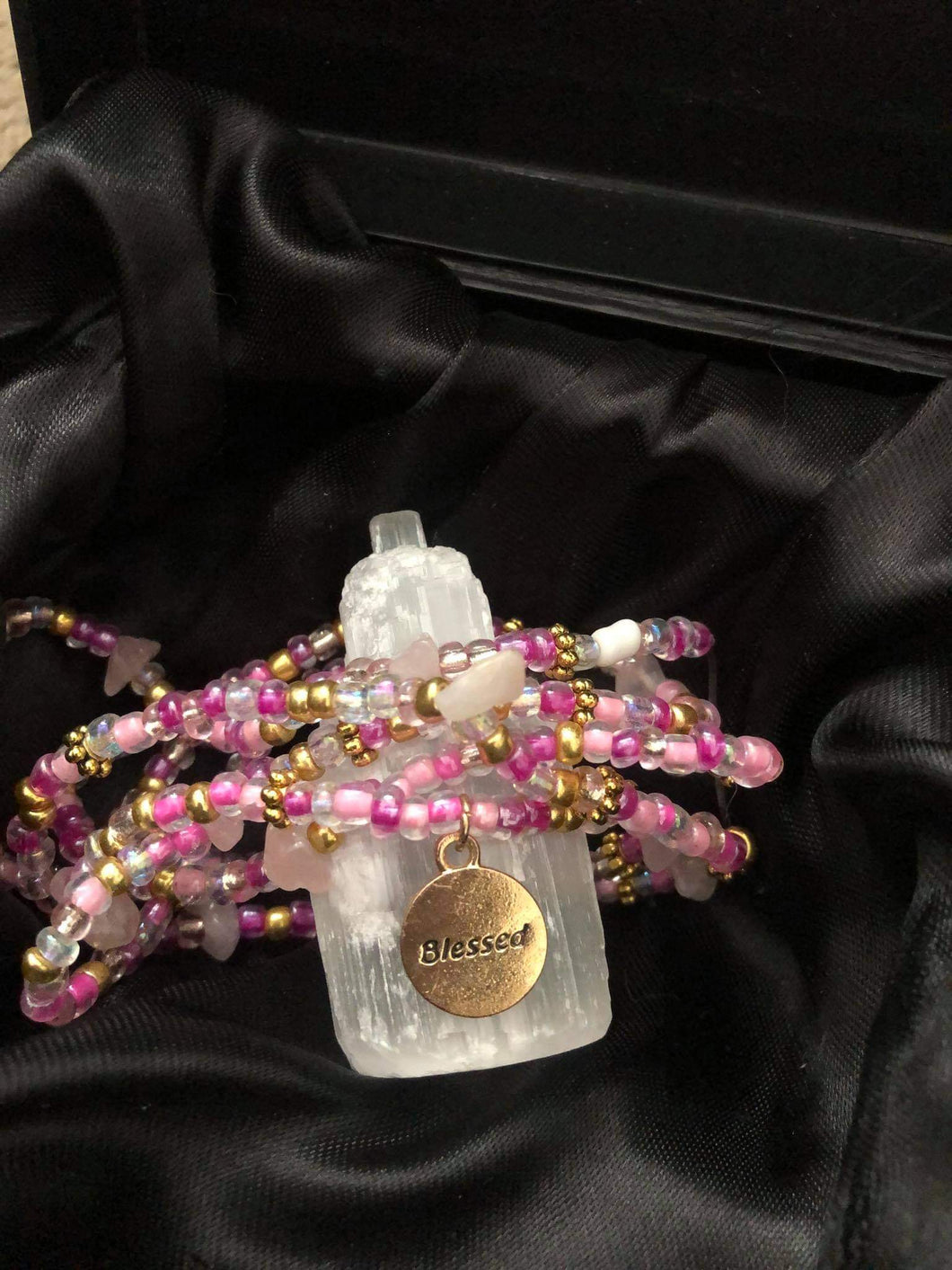 Rose Quartz Waist Beads